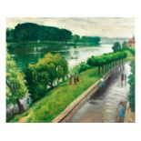 Albert Marquet, 1875 Bordeaux - 1947 Paris AM UFER DER SEINE, LA FRETTE, 1940 Öl auf Leinwand. 60