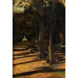 John Singer Sargent, 1856 Florenz - 1925 London, zug. PARKLANDSCHAFT Öl auf Leinwand. 70 x 47,5