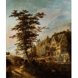 Maler aus dem Umkreis von Claes Jansz. van der Willigen, 1630 "" 1676 HERBSTLICHE LANDSCHAFT MIT