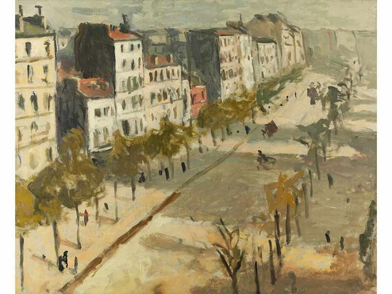 Albert Marquet, 1875 Bordeaux "" 1947 Paris AVENUE DE VERSAILLES, 1904 Öl auf Leinwand. 65 x 81