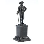 Schach-Modellstatuette für Friedrich II Gesamthöhe: 12 cm. Berlin. Entwurf um 1820 von A. Kiss.