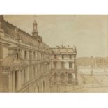 Paul Charles Paisant, geb. 1843 Lisieux ARCHITEKTURPROSPEKT Aquarell und Feder auf Papier. 25 x 35