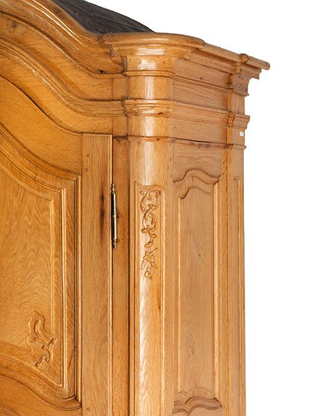 Barock-Schrank Höhe: 238 cm. Breite: 175 cm. Tiefe: 60 cm. In der Bekrönung datiert und - Image 5 of 6