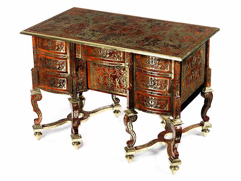 Bureau Mazarin Höhe: 80 cm. Breite: 113,5 cm. Tiefe: 66,5 cm. Frankreich, um 1700. Aufbau in