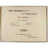 Burrow E.J. The Rossall Portfolio, seven etchings by E.J. Burrow, Cheltenham, W.H. Beynon & Co., n.