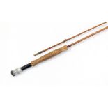 Split Cane Fly fishing rod by Fosters of Ashbourne 8.5 ft "The Manifold".