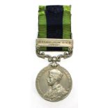 India General Service Medal (Calcutta Striking) with Afganistan North West Frontier 1919 Clasp to