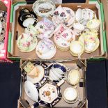 Royal Albert part tea services, cups, saucers, Victorian Imari palette teapot and stand,