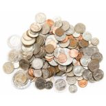USA a bag of Cents, Nickels, Dimes and Quarter Dollars,