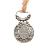 France Acts of Developments Medallion 1841-81 in silver