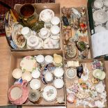 Ceramics including Royal Albert Lavender Rose teaset; Grosvenor part teaset; Imari bowl;