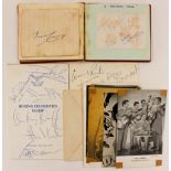 Autograph book including Charlie Watts,