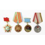 Soviet Strengthening of the Fellowship of Arms Medal: Soviet Armed Forces Veterans Medal: