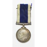 Royal Navy Long Service and Good Conduct Medal (George V) to J98420 OW Boyling AB HMS Courageous.