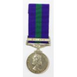 General Service Medal ERII with Malaya Clasp to 576714 F.