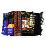 An Yves Saint Laurent silk squares and tartan design 1970/71,