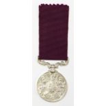 Army Long Service and Good Conduct Medal (VR) named to 1077 Pte. T Riste Coldstream Gds.