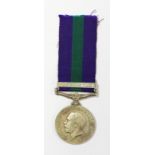 General Service Medal with Kurdistan Clasp to 79789 Dvr. Imail IASC. Complete with ribbon.