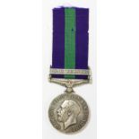 General Service Medal with NW Persia Clasp to 06493 Sepoy Bhagwan Dass, S & T Corps.