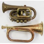 A Boosey and Co Bugle Class A;