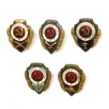 Soviet Army post war 1950's issue Excellent badges (5)