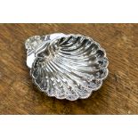 Modern silver scallop dish,