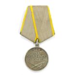 Soviet Combat Merit medal. Serial number 2535344. Type 2 variation 3.