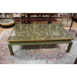 A Chinese inspired coffee table,