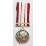 Naval General Service Medal with Palestine 1936 - 39 clasp to KX81912 HJ Blowfield Sto 1 RN.