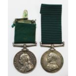 Volunteer Force Long Service and Good Conduct Medal (VR) Un-named: and a Volunteer Force Long