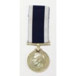 Royal Navy Long Service and Good Conduct Medal (George VI) to MX729252 MMD Hyde RPO HMS Drake.