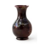 Bernard Moore, a lustre glazed baluster vase,