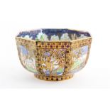 Daisy Makeig Jones for Wedgwood, a Fairyland lustre octagonal bowl, Dana,
