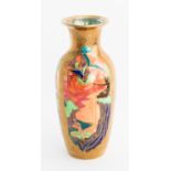 Daisy Makeig Jones for Wedgwood, a Fairyland lustre vase, shouldered form,