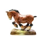 A Royal Doulton figure Punch Peon, modelled as a Shire plough horse, HN 2623,