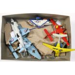 Dinky planes - Junkers JU87B; Dinky Hawker Siddeley 125 723; Dinky Phantom II F4K;