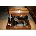 A late Victorian sewing machine