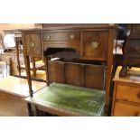 Edwardian mahogany Sheraton style small table/desk