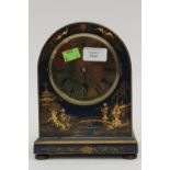 Late 19th early 20th Century Chinese clock with brass face with Roman numerals