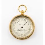 A Pocket Barometer by Curry & Paxton of London, Liverpool and Bristol.