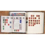 A quantity of stamps in albums to include 2d blue,