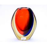 A Murano 'Galley' Somerso glass vase,