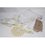 A collection of linen,