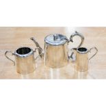 A Walker and Hall EPNS part tea service