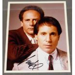 A Simon & Garfunkle signed picture,