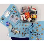 Toy brands, badges, GPO badges Edward VIII, Lifeboats, Commemorative Titanic,