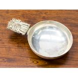 A "Chapter of York" heavy silver commemorative wine tasting bowl made in a limited edition 43 of