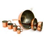 Royal Navy/Merchant Navy interest, copper measures and funnels,