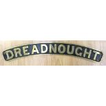 'Dreadnought' cast plate from original pattern