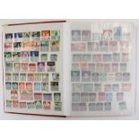 Stamp album of Third Reich and DDR stamps.